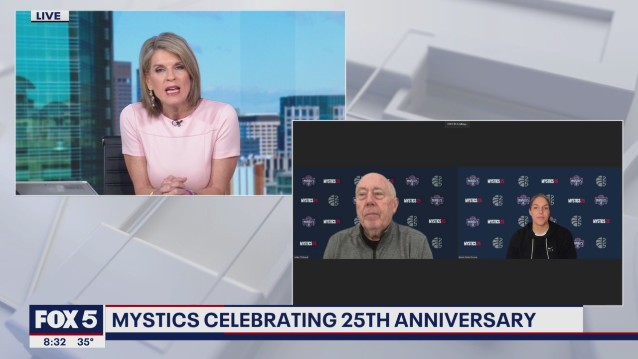 Washington Mystics to celebrate 25th anniversary season