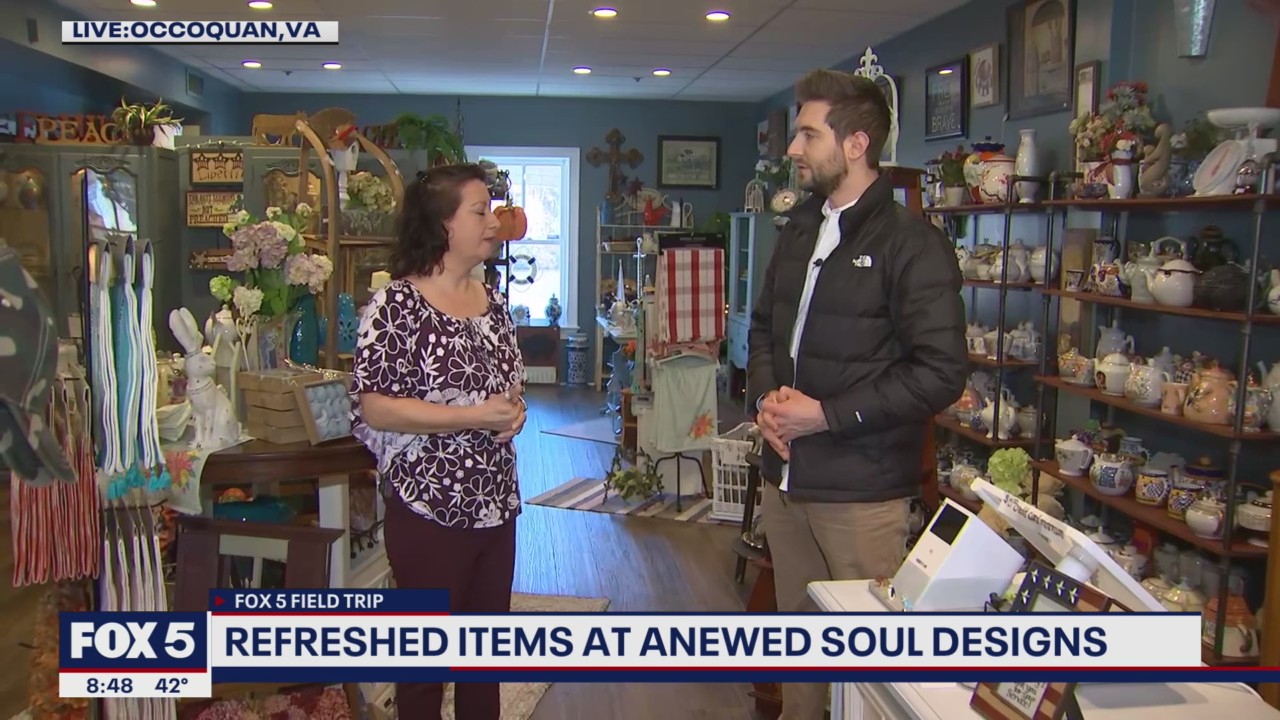 FOX 5 Field Trip: Anewed Soul Designs in historic Occoquan
