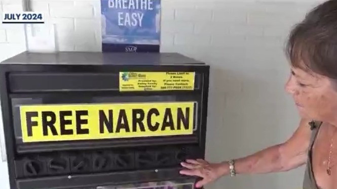 New Narcan vending machine in Ormond Beach