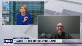 Teachers discuss war in Ukraine with school students