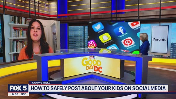 Social media sharing warning for parents