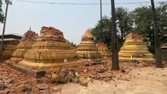 Myranmar earthquake death toll rises to 1,644