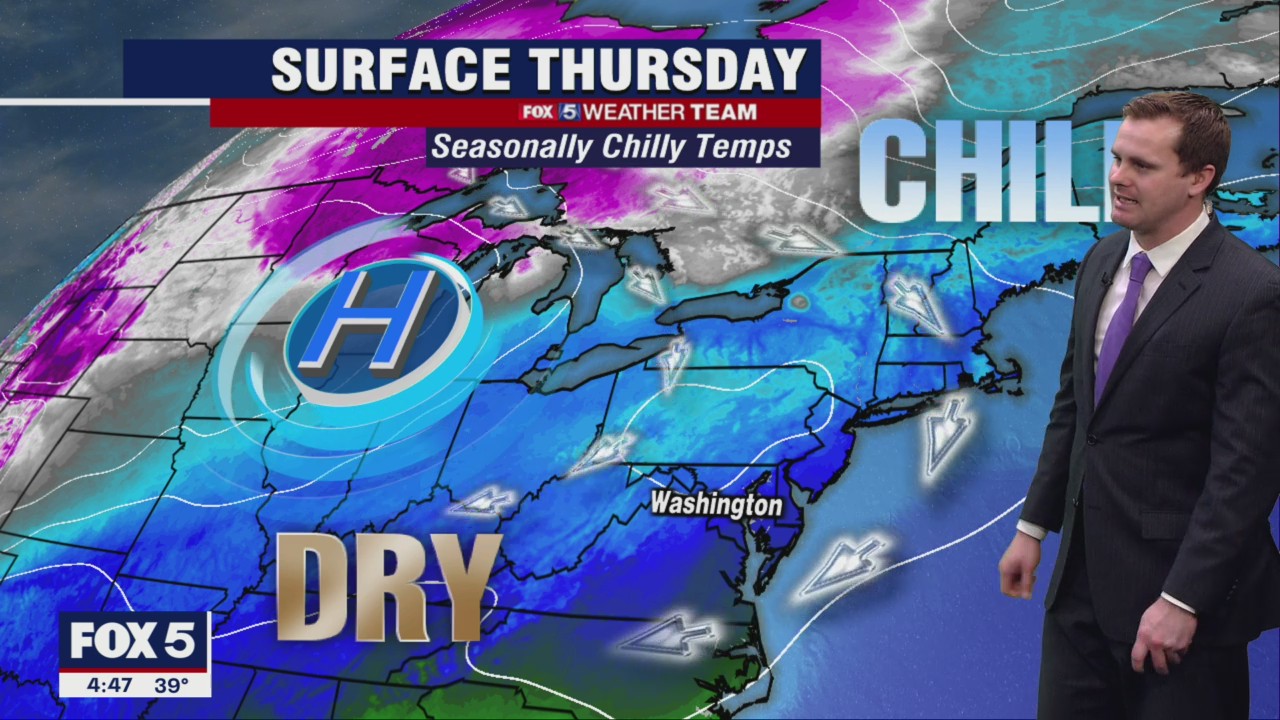FOX 5 Weather forecast for Thursday, March 10