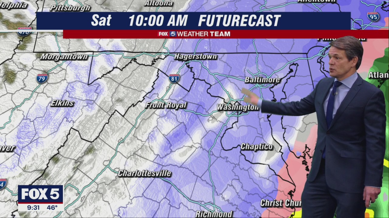 FOX 5 Weather forecast for Friday, March 11