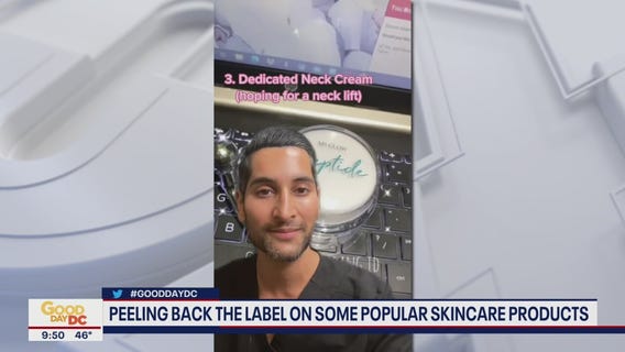 Peeling back the label on popular skincare products