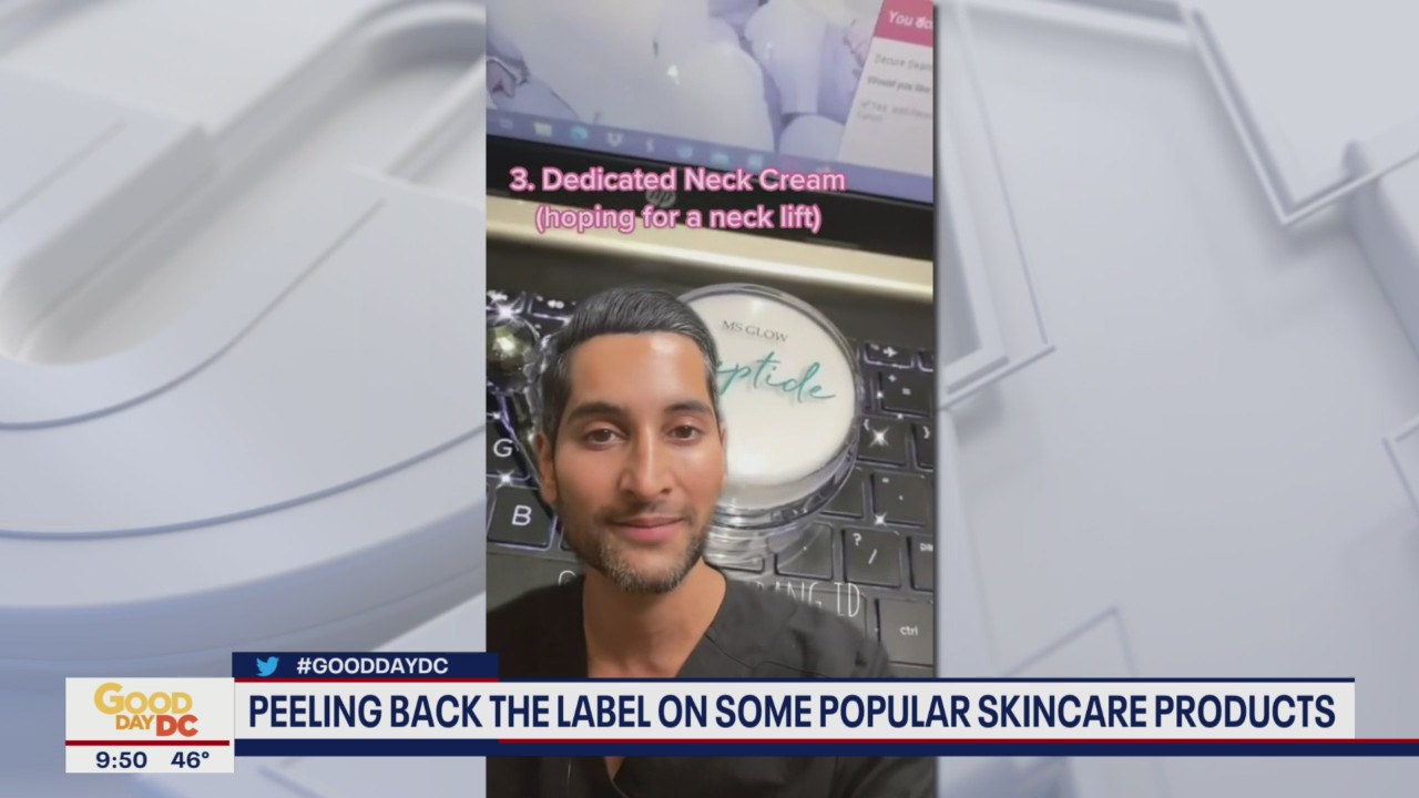 Peeling back the label on popular skincare products