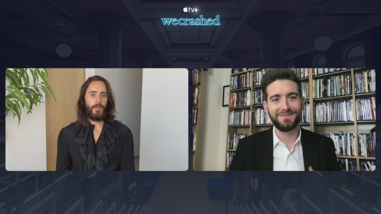 Jared Leto talks new Apple TV+ series "WeCrashed"