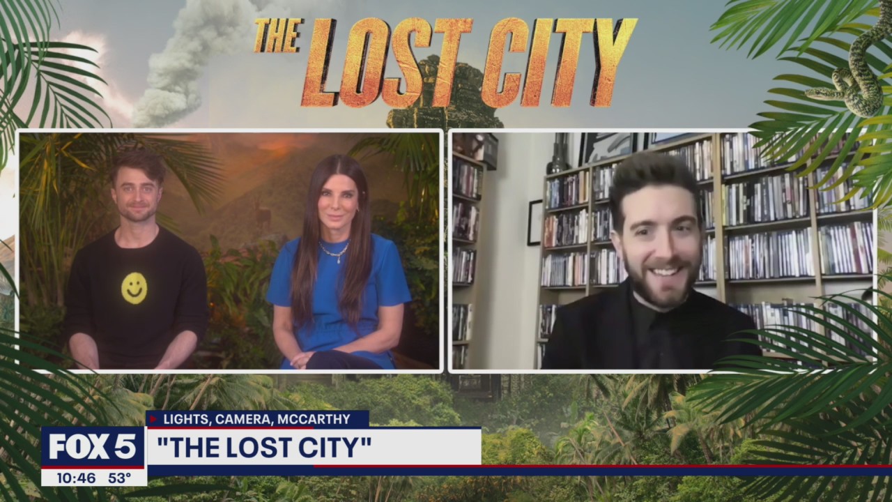Sandra Bullock, Daniel Radcliffe talk "The Lost City"