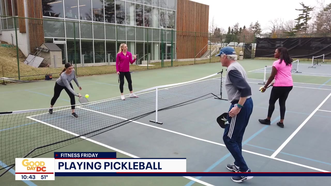 Talking pickleball for Fitness Friday