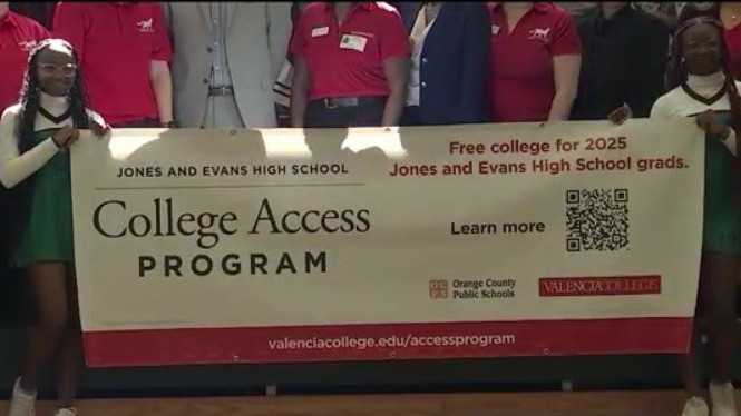 Jones and Evans 2025 graduates receive Valencia scholarship