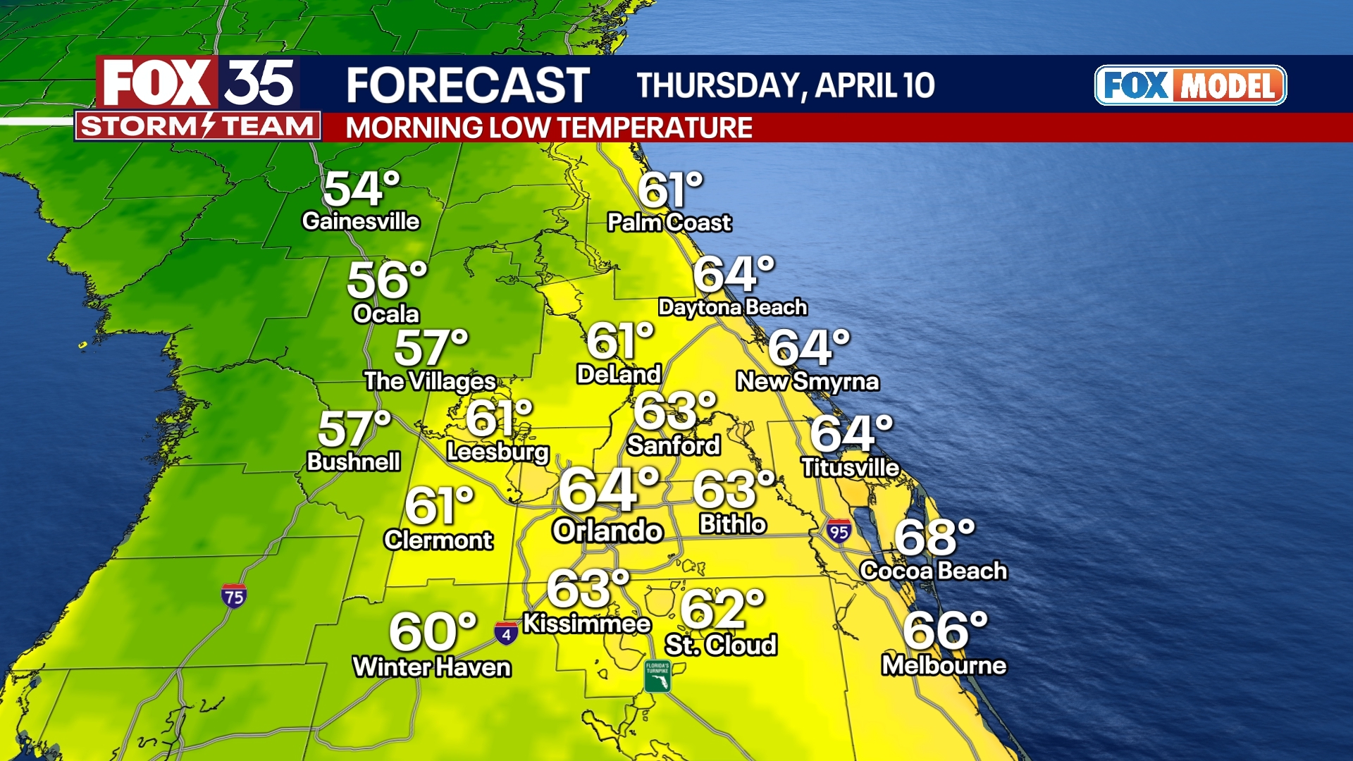 Orlando Weather Forecast PM: April 9th, 2025