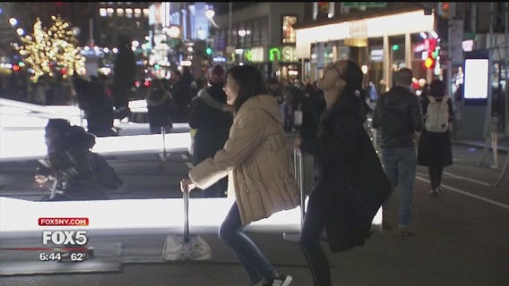 New interactive art installation lights up the Garment District