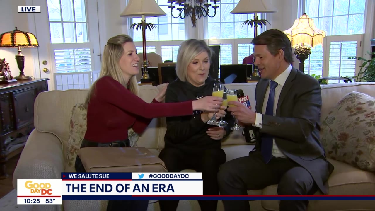 Reminiscing with Sue Palka on her last day!