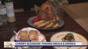 Cherry blossom-themed meals and drinks at Yardbird