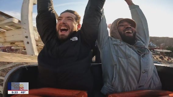 FOX 5 FIELD TRIP: Kevin rides rollercoaster at Six Flags America!