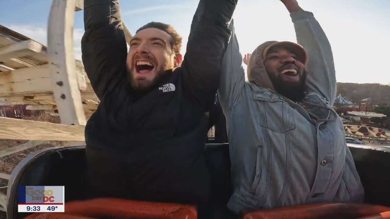 FOX 5 FIELD TRIP: Kevin rides rollercoaster at Six Flags America!