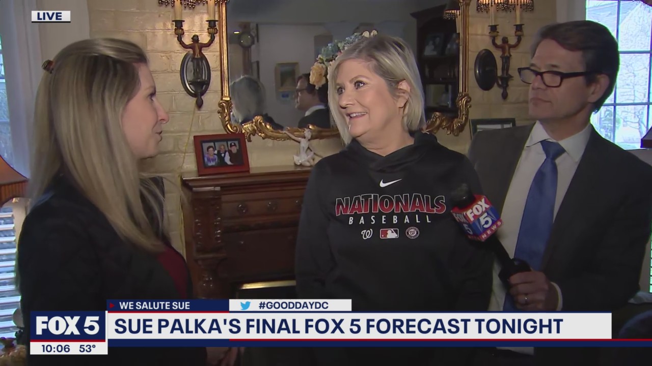 A surprise for Sue Palka at home on her last day!