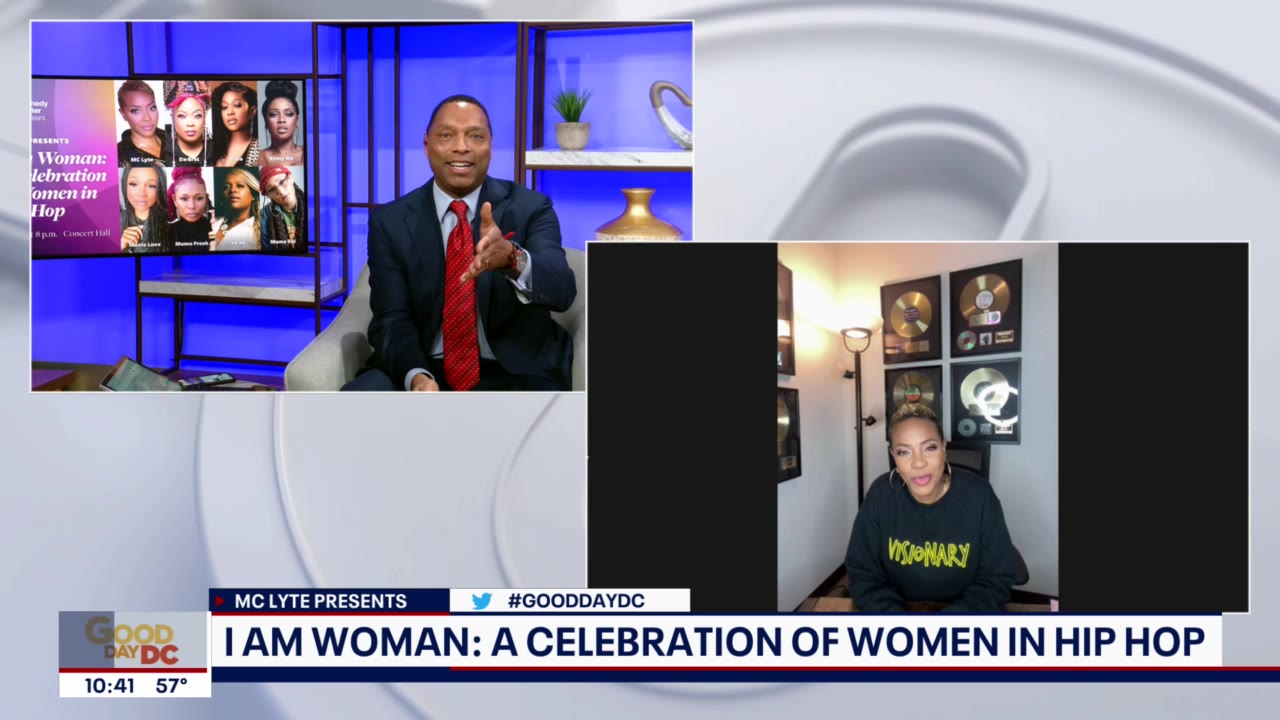 MC Lyte talks about the 'I Am Woman' event at the Kennedy Center