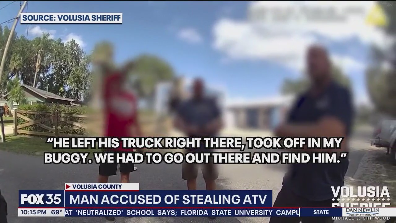Man accused of stealing ATV