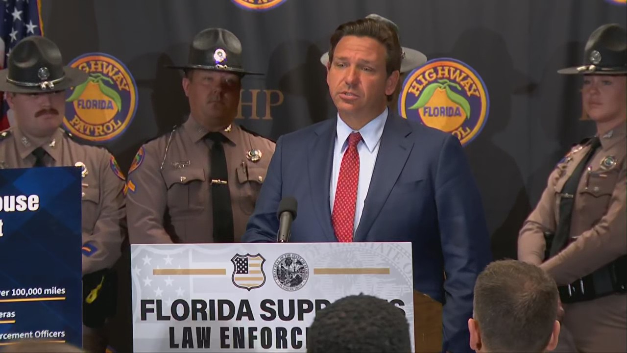 FULL: Florida Gov. DeSantis advocates for law enforcement