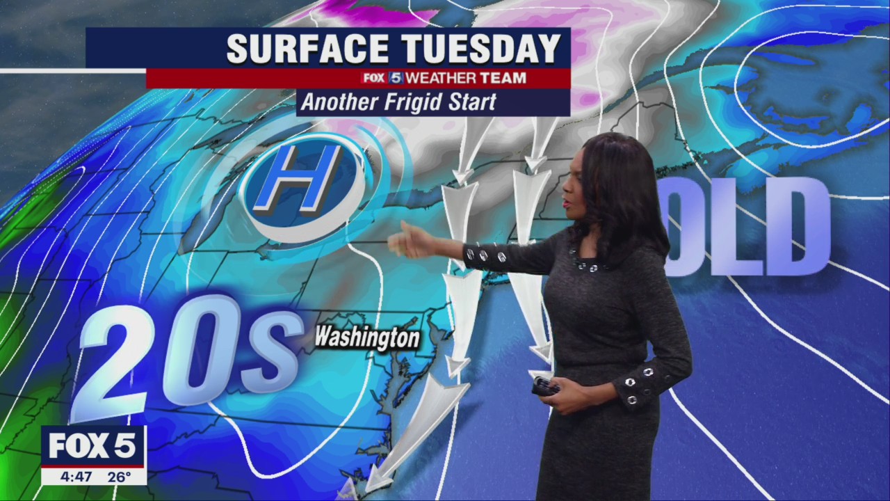 FOX 5 Weather forecast for Tuesday, March 29