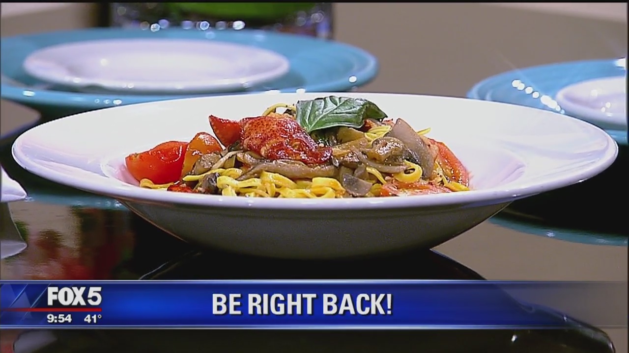Tagliolini pasta with lobster