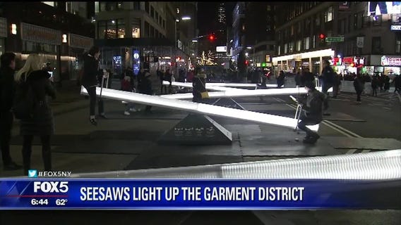 Garment District, NYC DoT light up the city with new interactive art exhibit