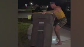 Barefoot gator wrangler stops Easter dinner to help woman