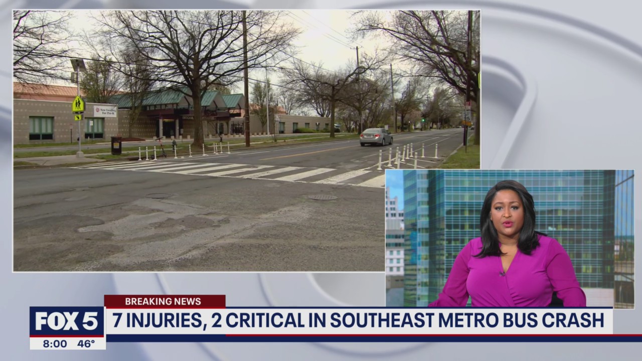 1 dead, 6 injured after DC Metro bus crash | FOX 5 DC