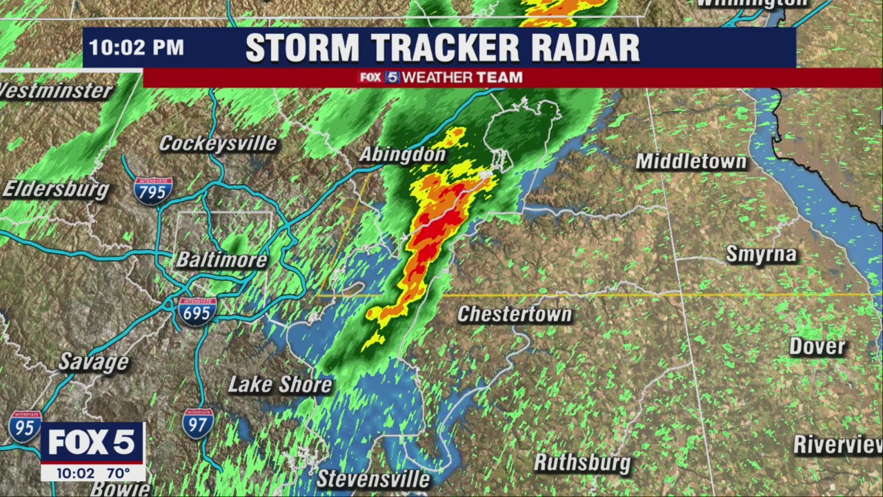 Severe weather strikes the DMV area