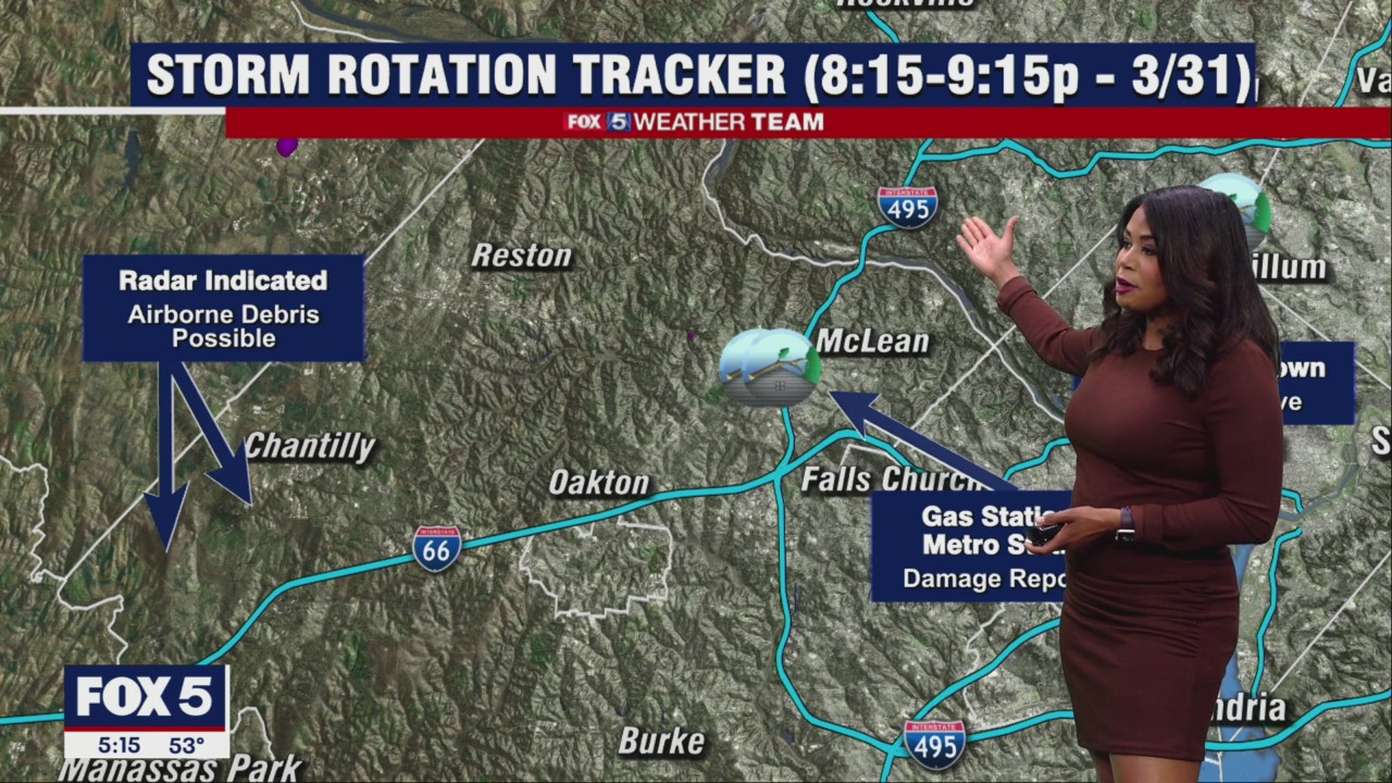 FOX 5 Weather forecast for Friday, April 1