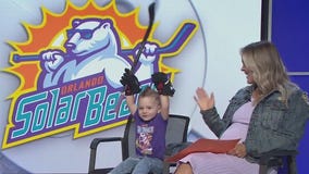 Young Orlando Solar Bears fan joins Good Day Orlando