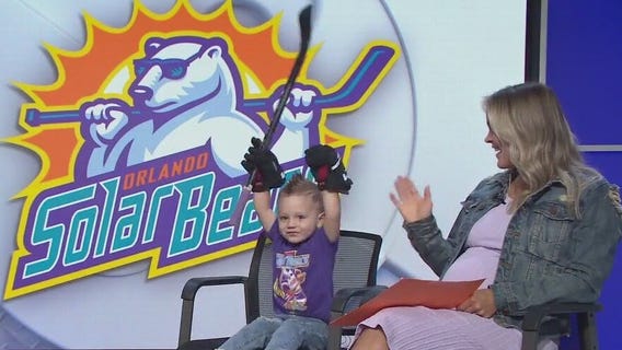 Young Orlando Solar Bears fan joins Good Day Orlando