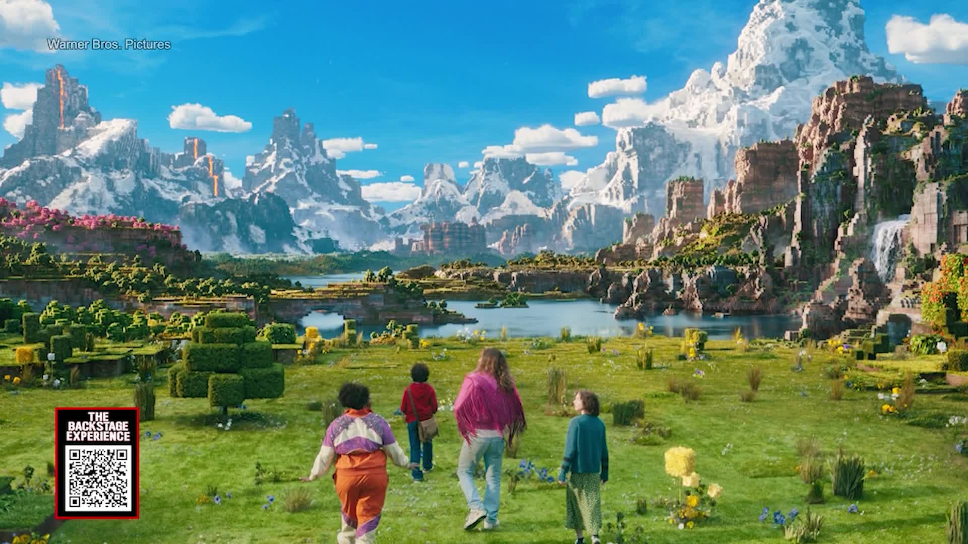 Behind-the-scenes of the new 'Minecraft' movie