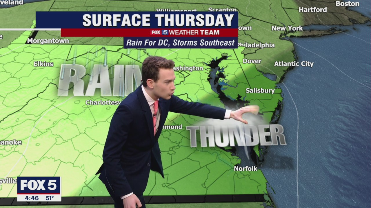 FOX 5 Weather forecast for Thursday, April 7