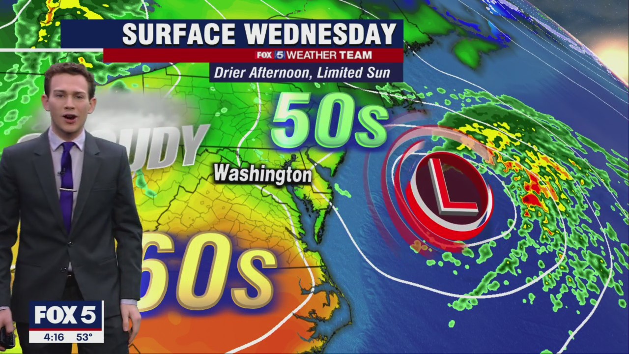 FOX 5 Weather forecast for Wednesday, April 6