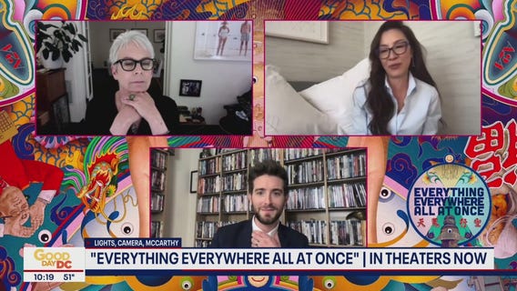 Jamie Lee Curtis Michelle Yeoh and Ke Huy Quan star in 'Everything Everywhere All At Once'