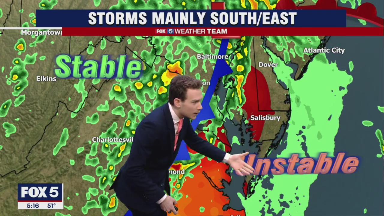 FOX 5 Weather forecast for Thursday, April 7