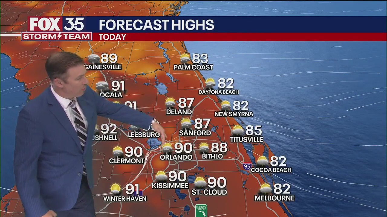 Orlando AM Weather Forecast: April 28, 2025