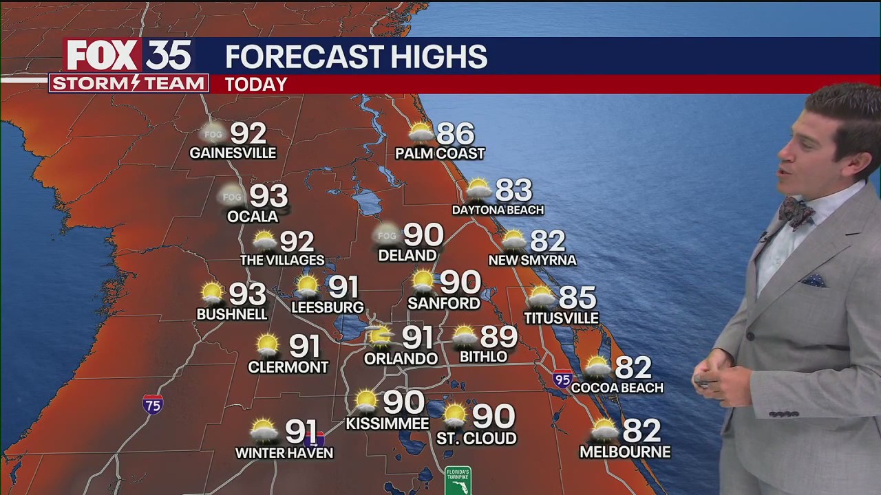 Orlando AM Weather Forecast: April 26, 2025