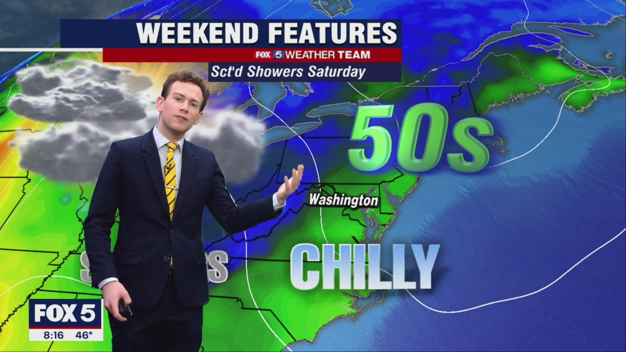 Fox 5 Weather forecast for Saturday, April 9
