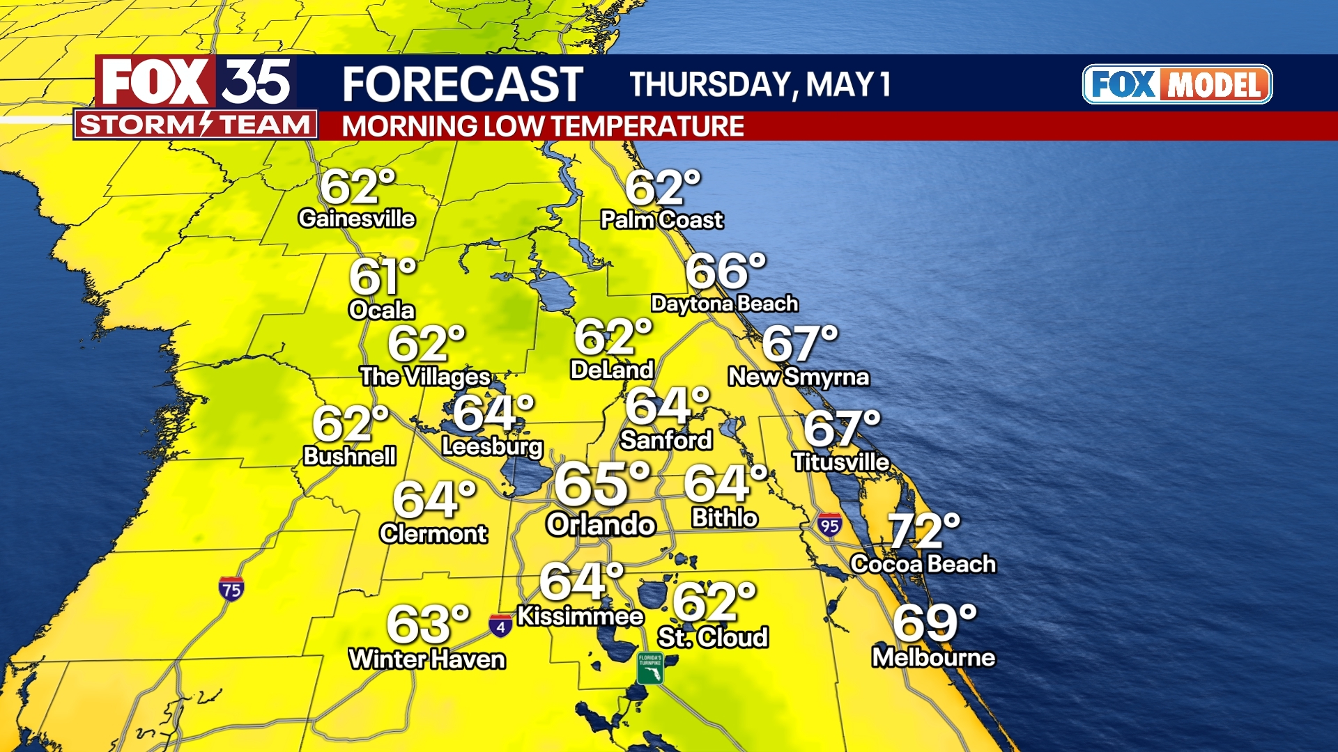 Orlando Weather Forecast PM: April 30th, 2025