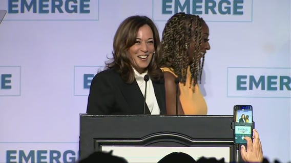 Kamala Harris delivers keynote address at Emerge's Gala