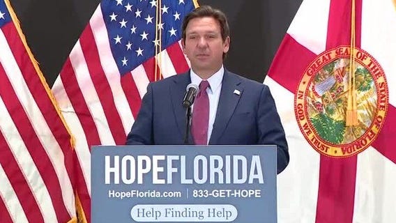 Ron, Casey DeSantis speak on Hope Florida program in Lake County