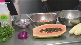 Inside the kitchen of the Second Harvest Food Bank