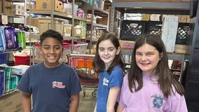 Local elementary students donate business earnings to nonprofits