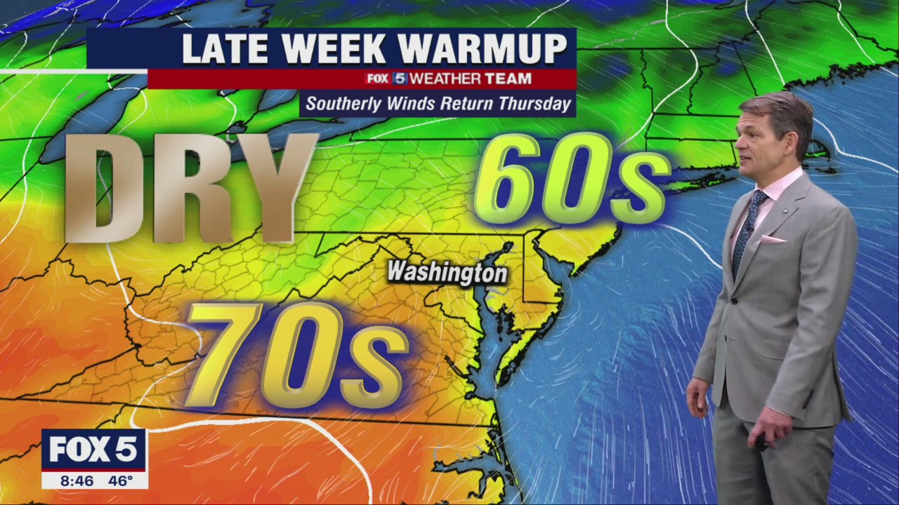 FOX 5 Weather forecast for Wednesday, April 20