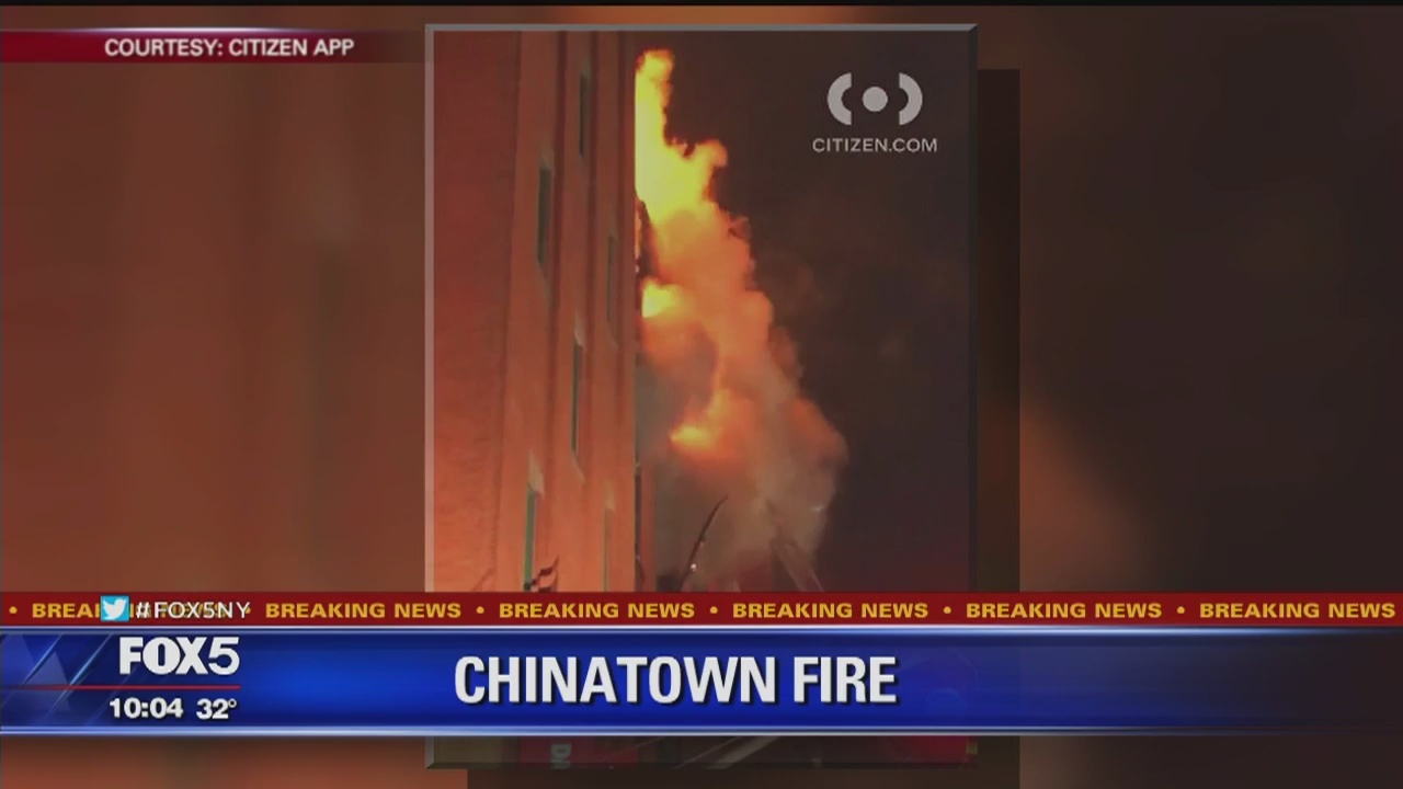 FDNY on the scene of 3-alarm fire in Chinatown