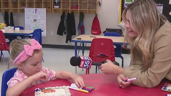 Toddlers make Mother's Day crafts