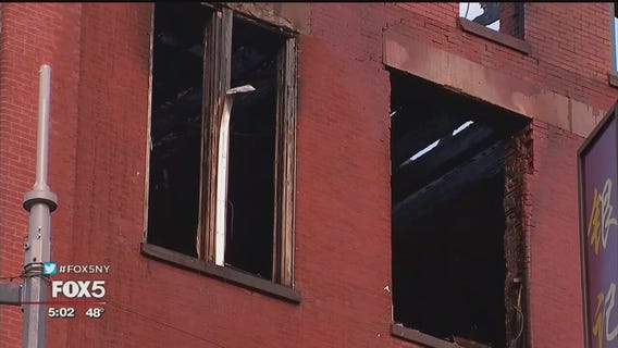 Cleanup begins after 5-alarm fire rips through historic building in Chinatown